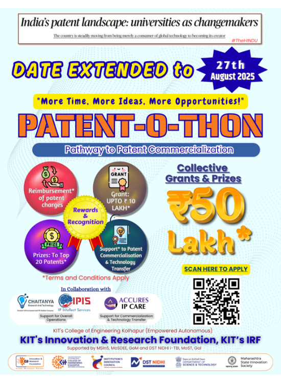 PATENT-O-THON (Deadline Extended)