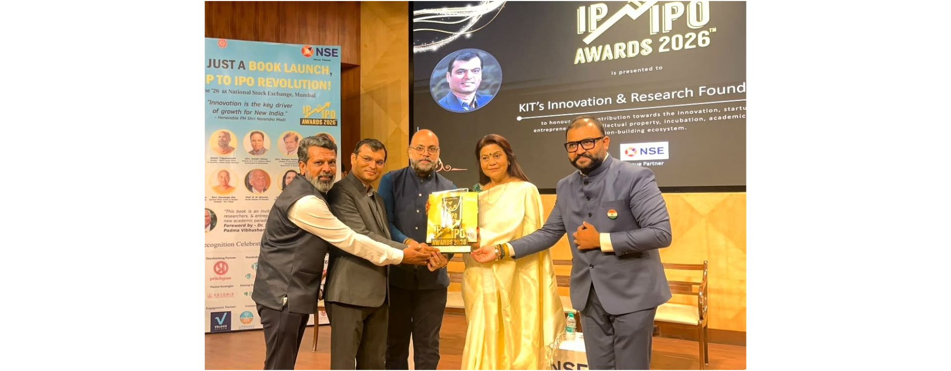 Honoured with Prestigious recognition, the IP to IPO AWARDS 2026, held at National Stock Exchange (NSE), Mumbai