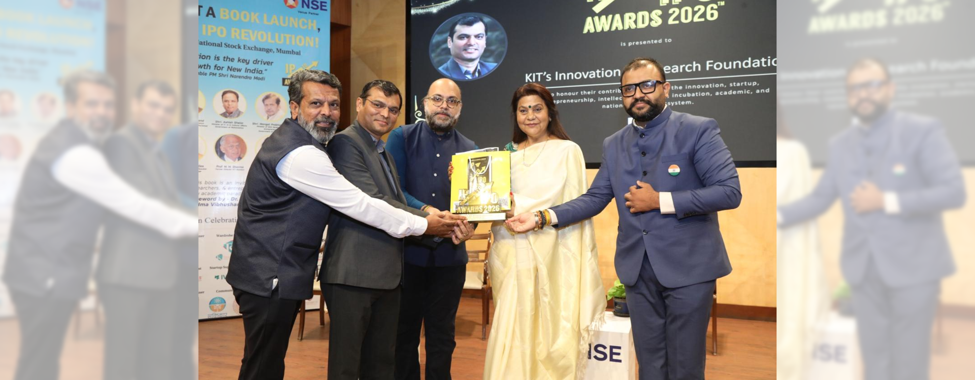 Honoured with Prestigious recognition, the IP to IPO AWARDS 2026, held at National Stock Exchange (NSE), Mumbai